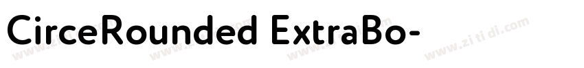 CirceRounded ExtraBo字体转换